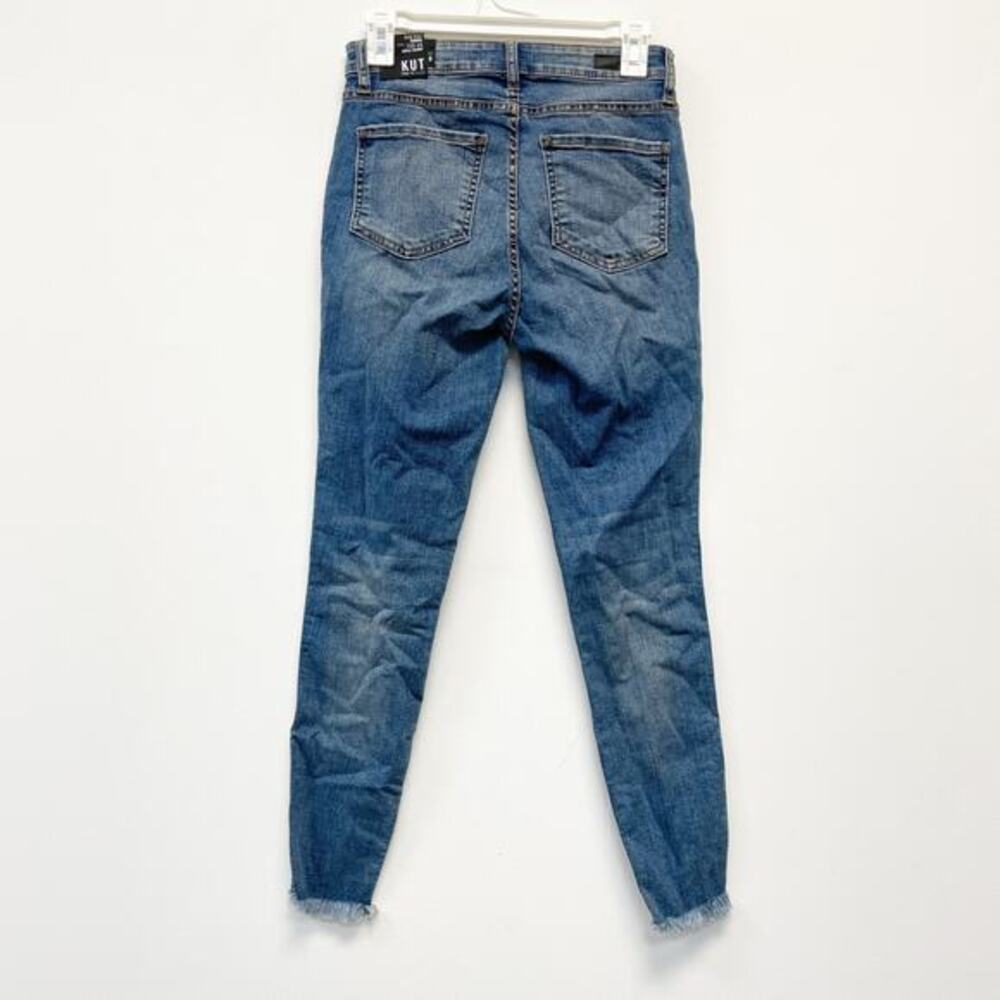 Kut‎ From The Kloth Women's High Rise Donna Fab Ab Ankle Skinny Jeans Size 0 - Picture 6 of 6